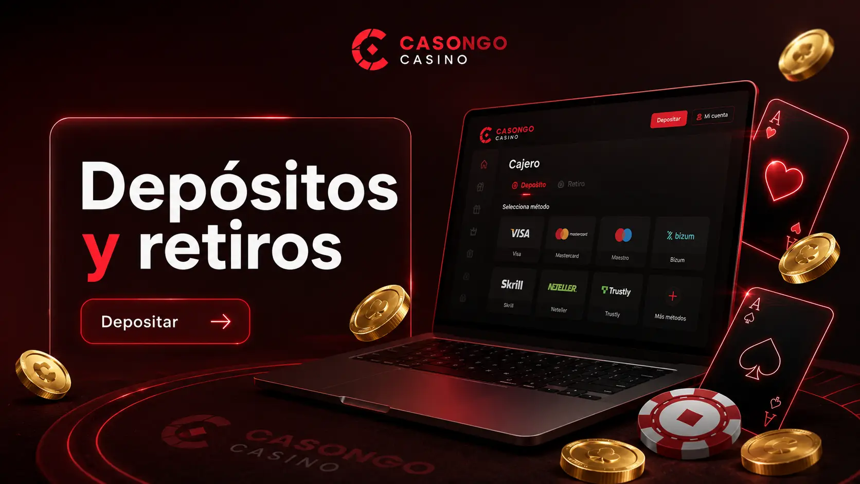 Depósitos y retiros: métodos locales para Chile
